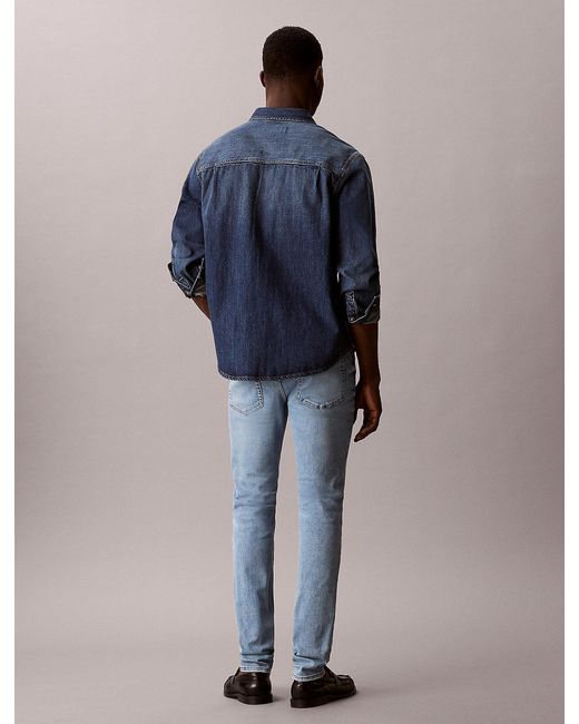 Calvin Klein Blue Skinny Jeans for men