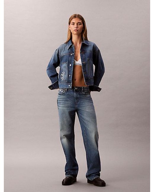 Calvin Klein Blue Jeans 90S Straight Jeans