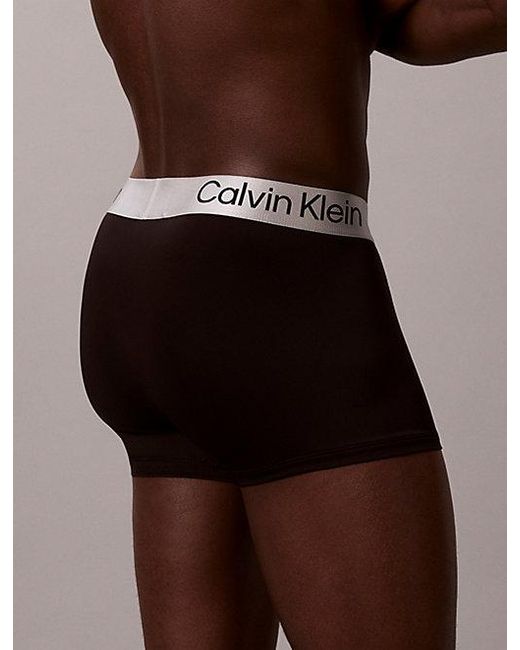 Calvin Klein Black 3 Pack Trunks Micro Stretch for men