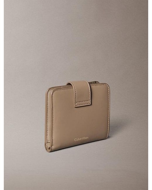 Calvin Klein Multicolor Square Nappa Leather Rfid Wallet