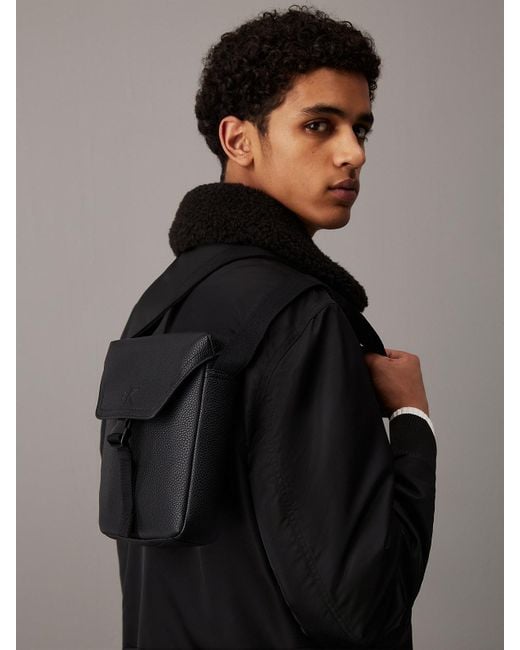 Borsa Reporter di Calvin Klein in Black da Uomo