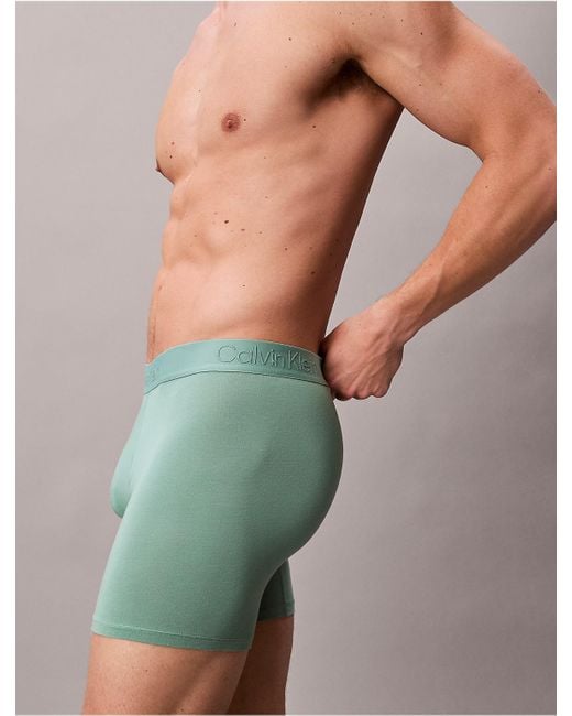 Calvin Klein Green Ultra Soft Modal Boxer Brief for men