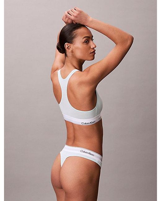 Calvin Klein String in het White