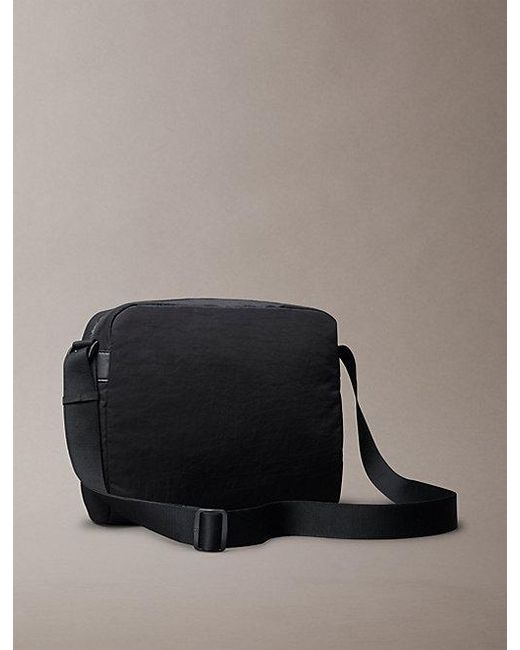 Calvin Klein Black Jeans Crossbody Flight Bag for men