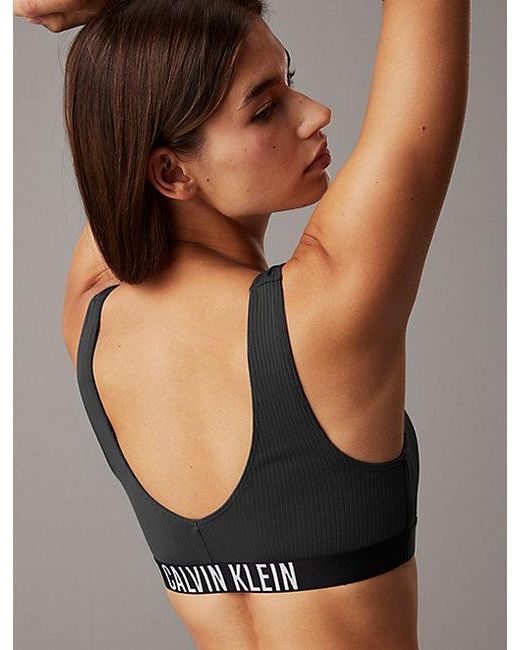 Calvin Klein Brown Bralette Bikini Top Intense Power