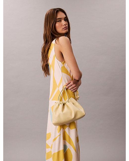 Calvin Klein Natural Crossbody Bucket-Bag