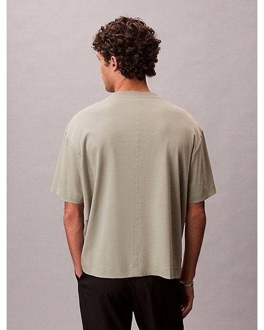 Calvin Klein Multicolor Relaxed Embroidered Logo T-Shirt for men