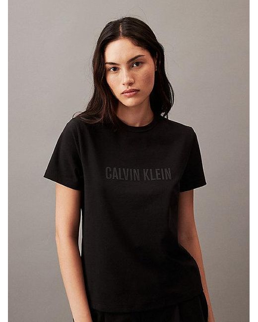 Calvin Klein Pyjama Met Short - Intense Power in het Black