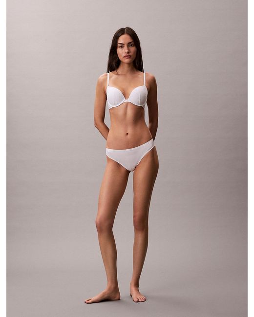 Calvin Klein White Bikini Briefs