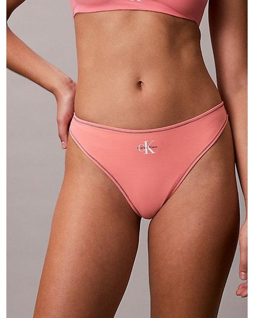 Calvin Klein String Bikinibroekje in het Pink