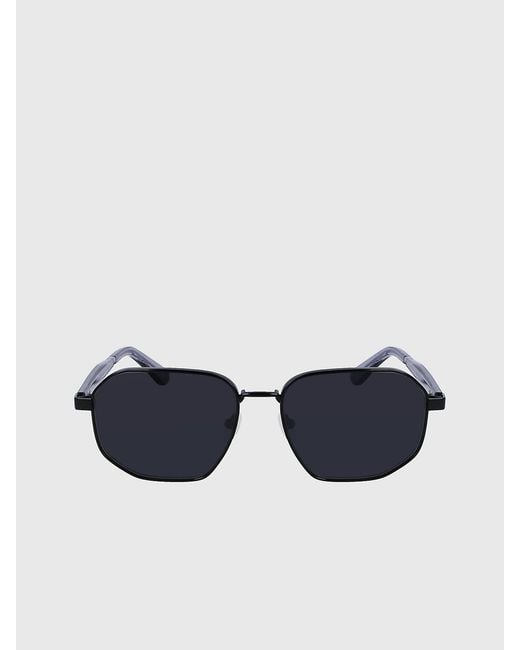 Calvin Klein Blue Rectangle Sunglasses Ck23102S for men