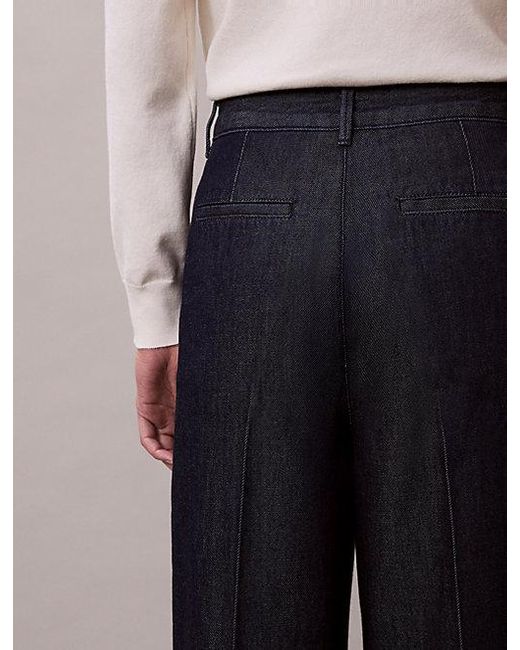 Calvin Klein Multicolor Ultra High Denim Trousers