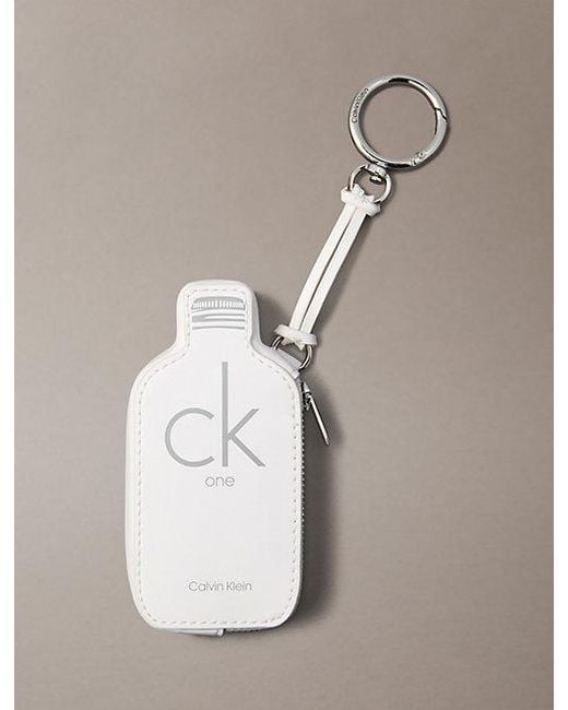 Calvin Klein Multicolor Mini Ck One Zip Pouch Bag Charm