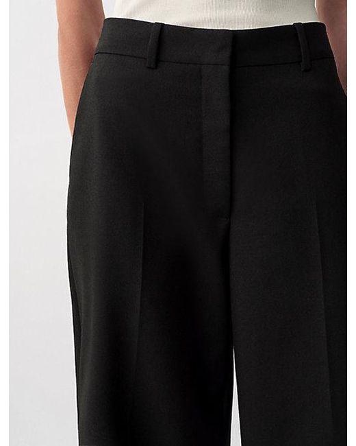 Calvin Klein Black Simone Wide Leg Trousers