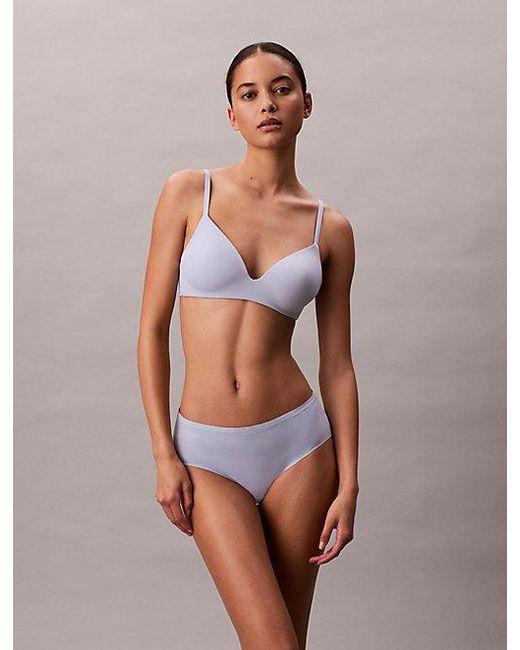 Calvin Klein White Wirefree T-Shirt Bra Perfectly Fit