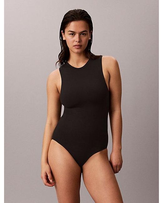 Calvin Klein Black Shapewear Bodysuit Icon