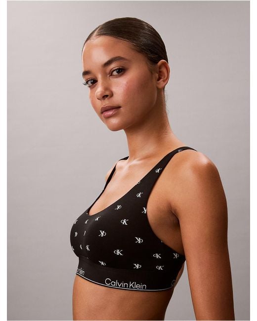 Calvin Klein Multicolor Icon Cotton Modal Lightly Lined Bralette