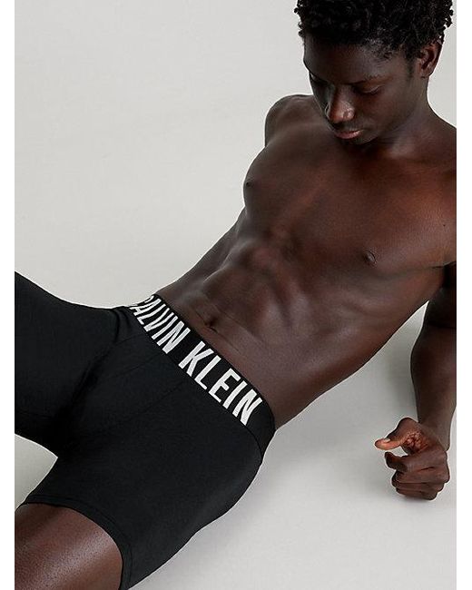 Calvin Klein Black 3 Pack Boxer Briefs - Intense Power for men