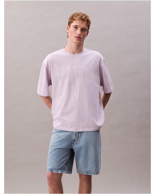 Calvin Klein Pink Marc Hundley Pride Lovers for men