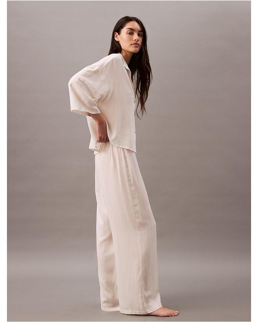 Calvin Klein Multicolor Soft Viscose Pyjama Pants