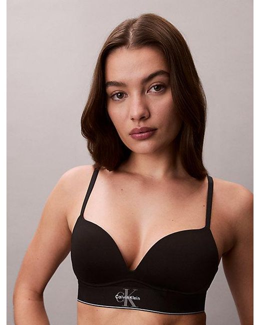 Calvin Klein Brown High Waist Bikini Briefs Graphic Monogram Microfibre Stretch