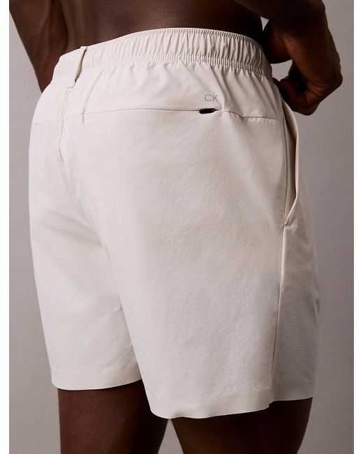 Short De Bain Mi-Longs Avec Cordon De Serrage Calvin Klein pour homme en coloris Natural