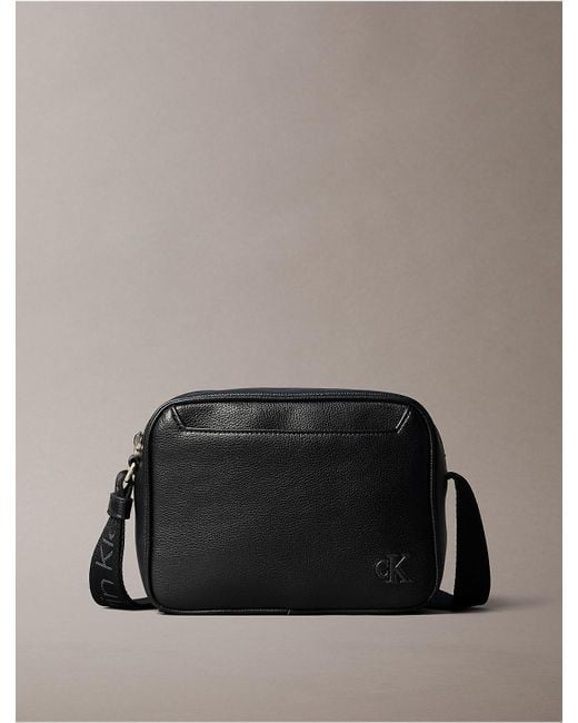 Calvin Klein Black Cargo Camera Bag for men