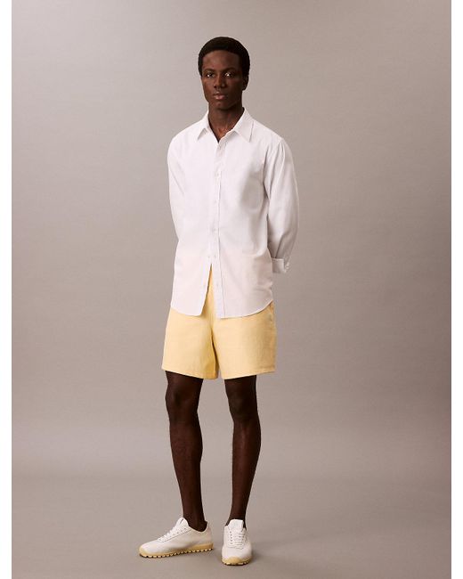 Short De Jogging En Tissu Éponge De Coton Calvin Klein pour homme en coloris Natural