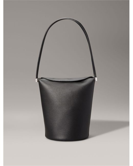 Calvin Klein Gray All Night Bucket Bag