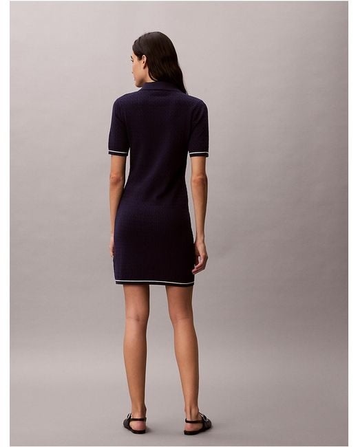 Calvin Klein Women's Calvin Klein Cable Knit Mini Dress - thefunkyskunk.ie