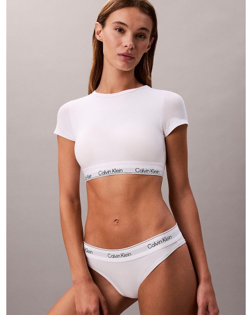 Calvin Klein White Brazilian Briefs
