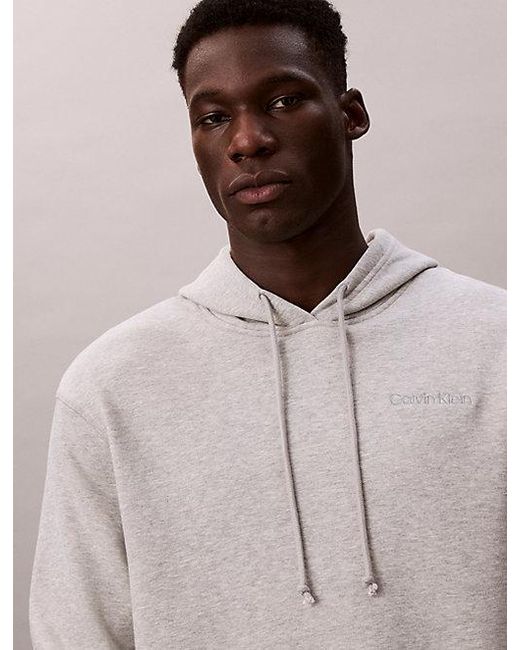 Calvin Klein Natural Cotton Terry Blend Lounge Hoodie for men