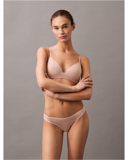 Calvin Klein Brown Ideal Cotton Bikini