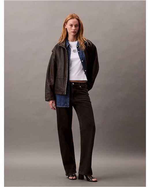 Calvin Klein Brown 90S Straight Jeans