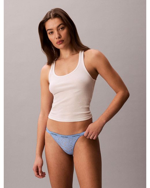 Calvin Klein White Bikini Briefs