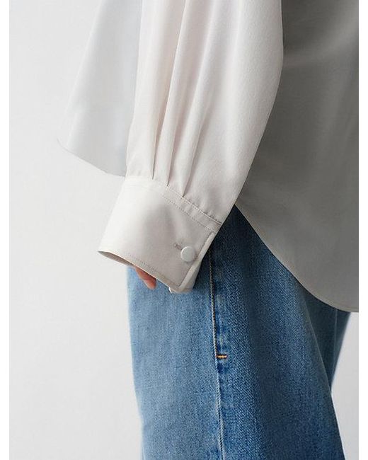 Calvin Klein Blue Amari Button-Down Shirt