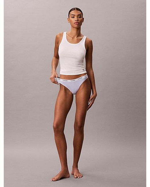 Calvin Klein Multicolor Bikini Briefs Icon Logo