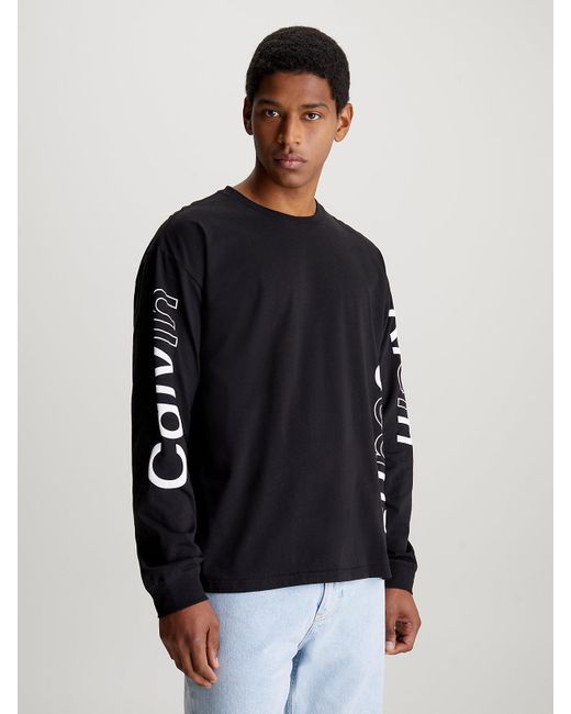 calvin klein long sleeve top mens