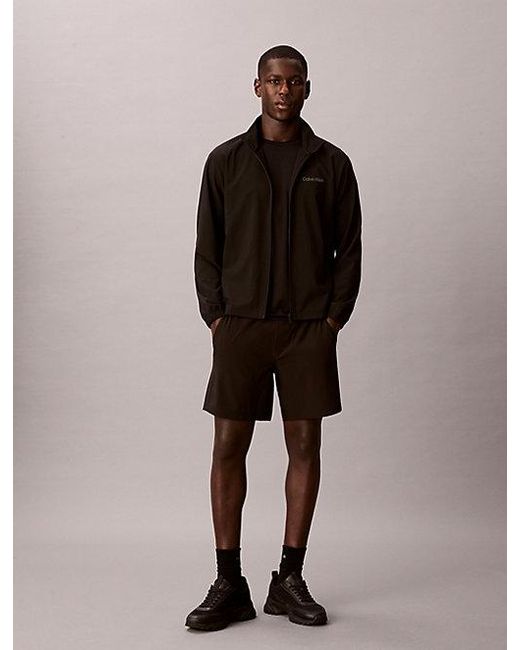 Calvin Klein Brown Sport Water Repellent Performance Gym Shorts for men
