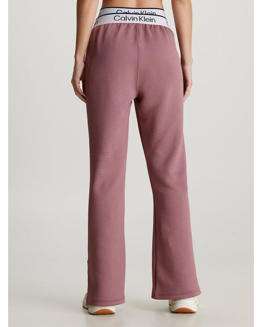 Calvin Klein Pink Flared Joggers