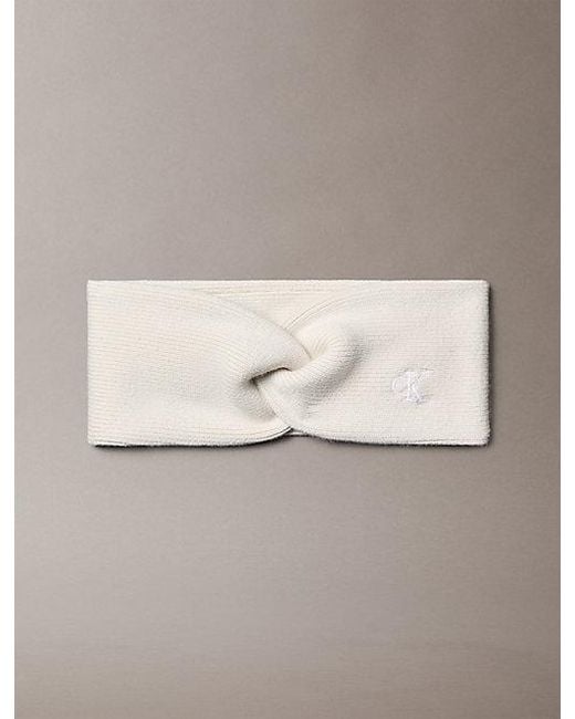 Calvin Klein Gray Soft Twist Headband