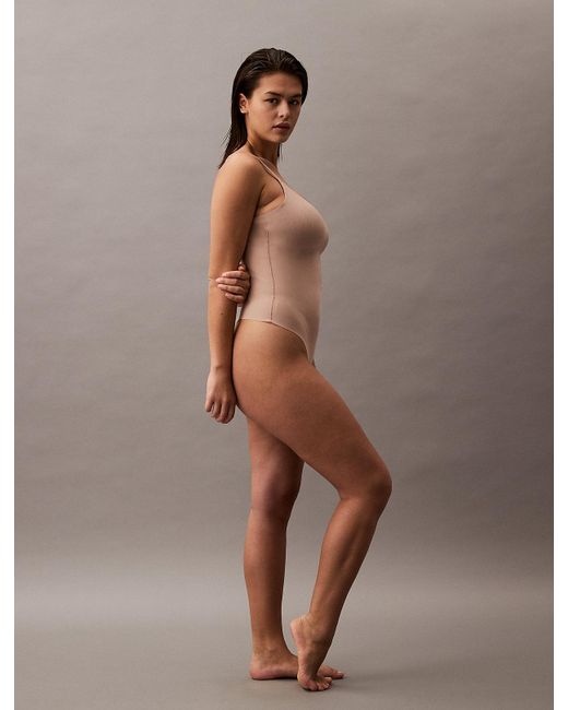 Calvin Klein Multicolor Stay-Put Mesh Bodysuit
