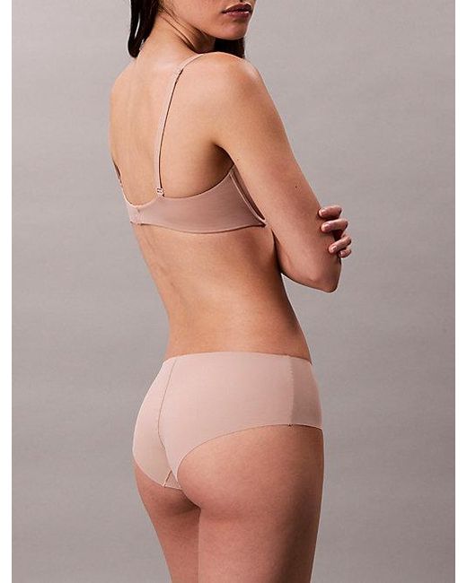 Calvin Klein Gray 3 Pack Hipsters Invisibles
