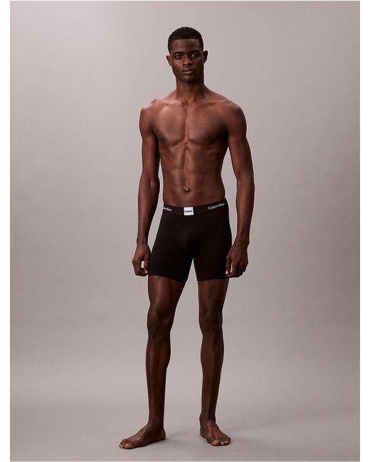 Calvin Klein Black 3 Pack Boxer Briefs for men