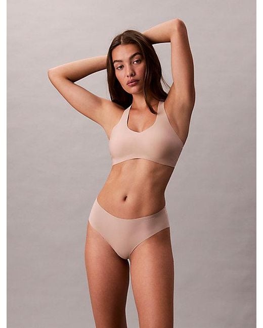 Calvin Klein Brown Leicht Gepolsterter Racerback-Bralette