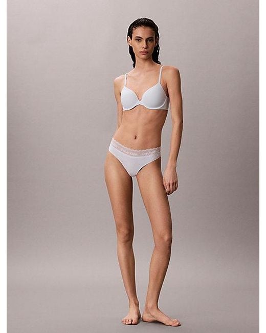 Calvin Klein Multicolor Thong Cotton Lace