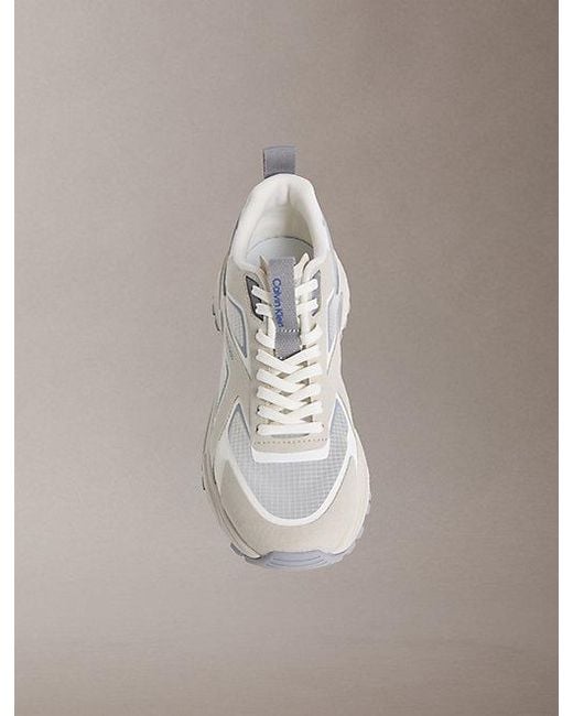 Calvin Klein Gray Trailblazer — Ripstop Runner Trainers