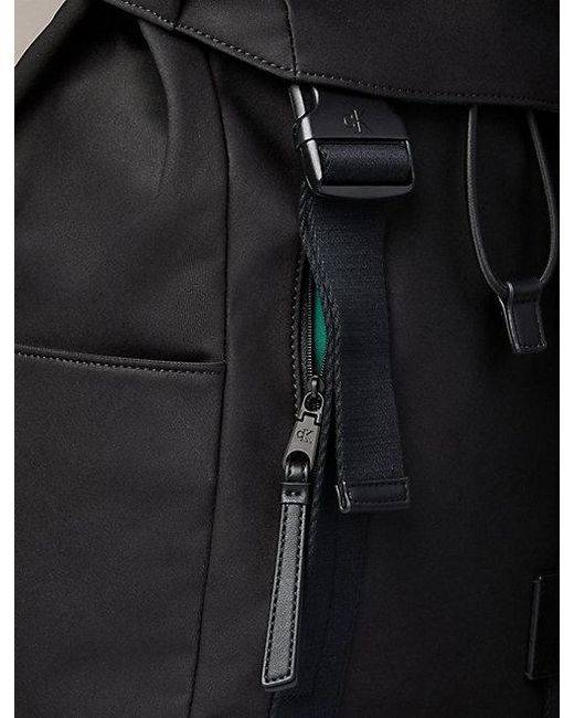 Calvin Klein Gray Canvas Backpack for men