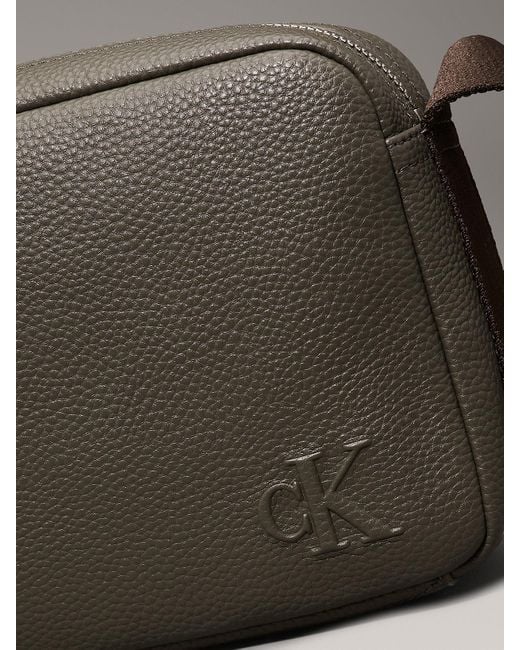 Borsa A Tracolla Per Fotocamera di Calvin Klein in Gray da Uomo
