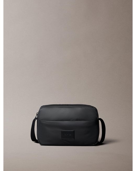 Calvin Klein Gray Puffer Utility Camera Bag for men